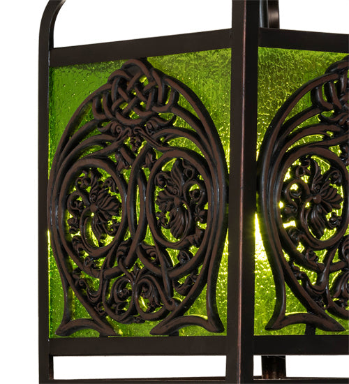 Meyda Tiffany - 50520 - One Light Pendant - Celtic Knot - Mahogany Bronze