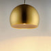 ET2 - E24924-SBRCOF - LED Pendant - Palla - Satin Brass / Coffee