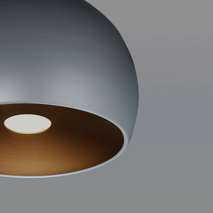 ET2 - E24926-DGCOF - LED Pendant - Palla - Dark Grey / Coffee