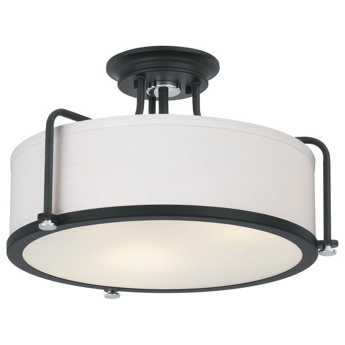 Rigel Semi Flush Mount-Semi-Flush Mts.-Quoizel-Lighting Design Store