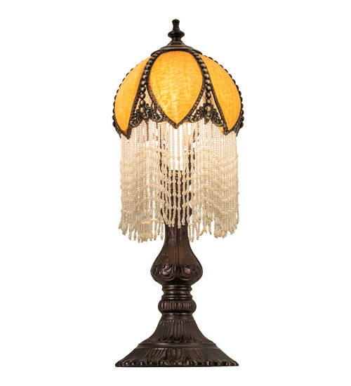 Meyda Tiffany - 236387 - One Light Table Lamp - Alicia - Craftsman Brown,Mahogany Bronze