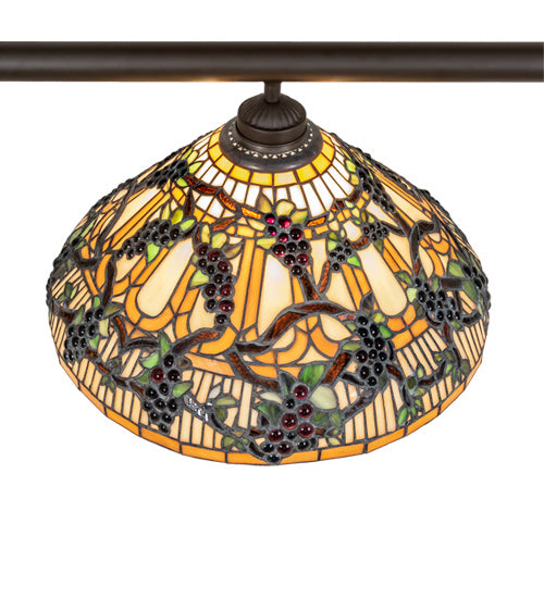 Meyda Tiffany - 236840 - Three Light Pendant - Jeweled Grape - Oil Rubbed Bronze