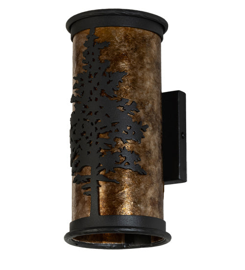 Meyda Tiffany - 237133 - Two Light Wall Sconce - Tamarack - Wrought Iron