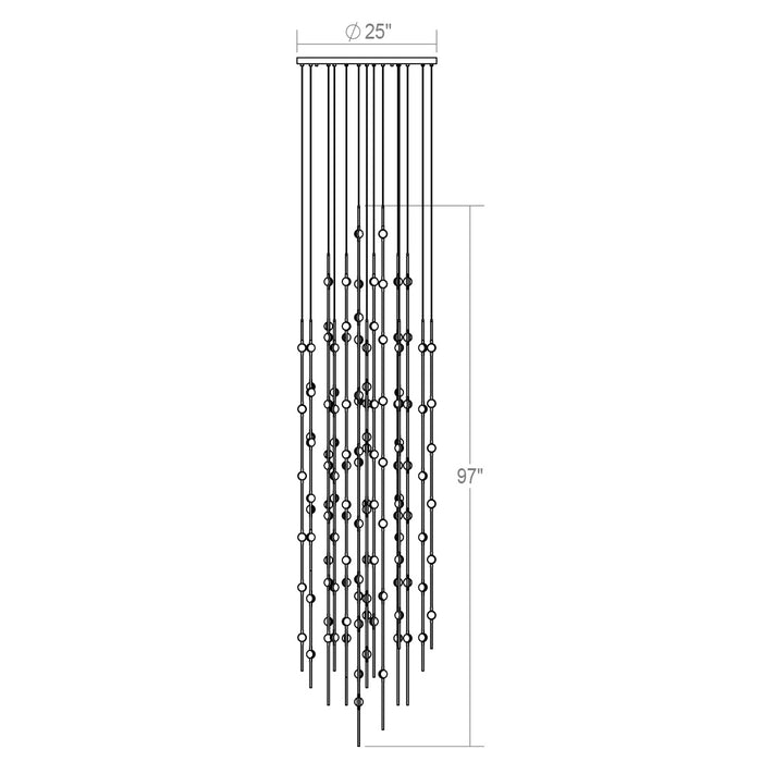 LED Pendant-Large Chandeliers-Sonneman-Lighting Design Store