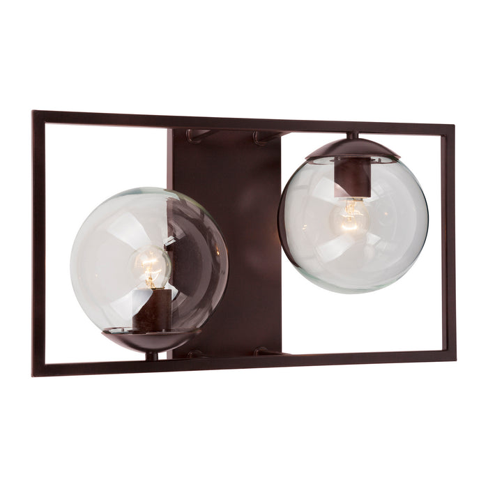 Two Light Wall Sconce-Bathroom Fixtures-Forte-Lighting Design Store