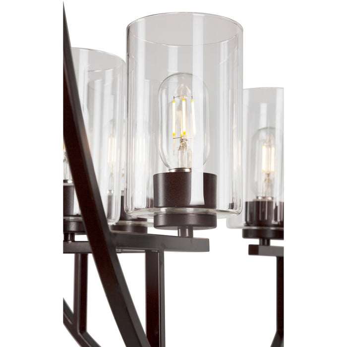 Nine Light Chandelier-Large Chandeliers-Forte-Lighting Design Store