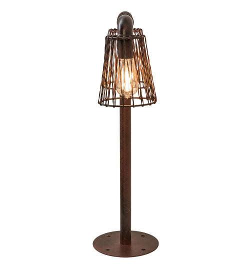 Meyda Tiffany - 232891 - Two Light Table Lamp - Pipedream - Rust