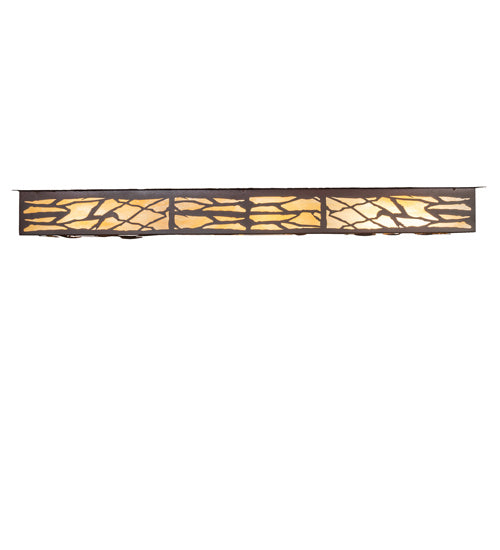 Meyda Tiffany - 234976 - LED Flushmount - Whispering Pines - Rust,Cafe-Noir