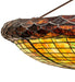 Meyda Tiffany - 235738 - Six Light Semi-Flushmount - Greenbriar Oak - Mahogany Bronze