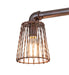Meyda Tiffany - 236019 - Six Light Table Lamp - Pipedream - Rust