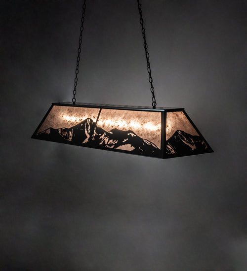 Meyda Tiffany - 236966 - Nine Light Pendant - Mountain Range - Timeless Bronze