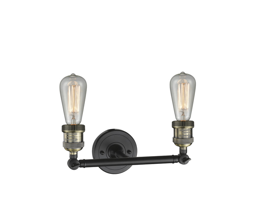 Innovations - 208-BAB-LED - LED Bath Vanity - Franklin Restoration - Black Antique Brass