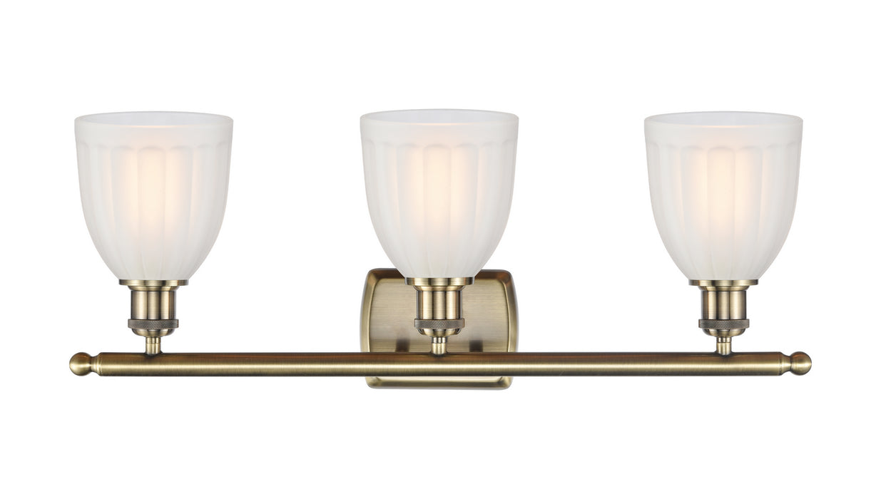 Three Light Bath Vanity-Bathroom Fixtures-Innovations-Lighting Design Store