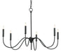 Tirrell Chandelier-Mid. Chandeliers-Currey and Company-Lighting Design Store