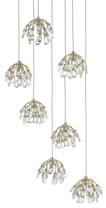 Seven Light Pendant-Large Chandeliers-Currey and Company-Lighting Design Store