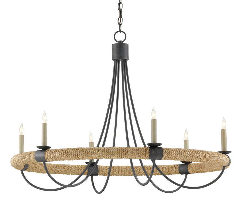 Shipwright Chandelier-Mid. Chandeliers-Currey and Company-Lighting Design Store