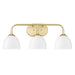 Zoey OG Bath Vanity Light-Bathroom Fixtures-Golden-Lighting Design Store