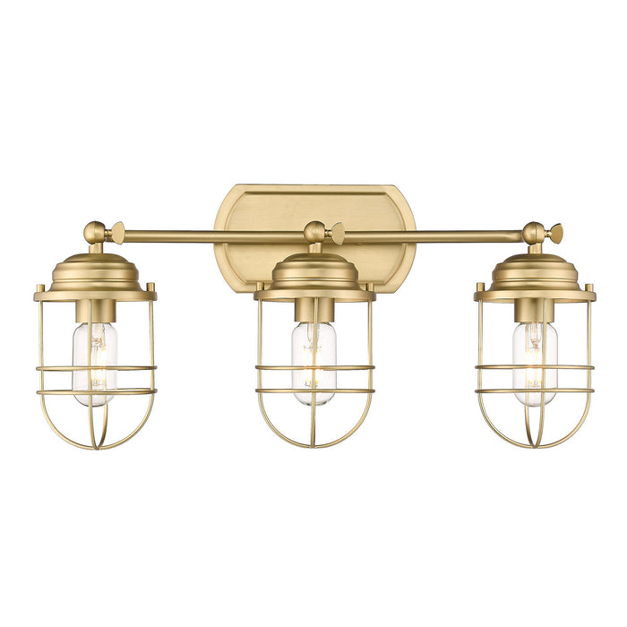 Seaport BCB Bath Vanity Light-Bathroom Fixtures-Golden-Lighting Design Store