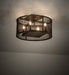Meyda Tiffany - 233547 - Four Light Flushmount - Cilindro