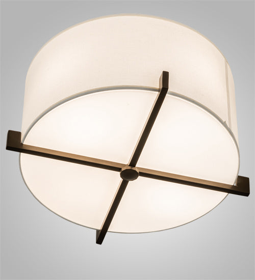 Meyda Tiffany - 233657 - One Light Flushmount - Cilindro