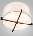 Meyda Tiffany - 233657 - One Light Flushmount - Cilindro