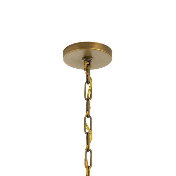 Kichler - 43498NBR - Four Light Pendant - Abbotswell - Natural Brass