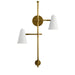 Kichler - 52174WH - Two Light Wall Sconce - Sylvia - White