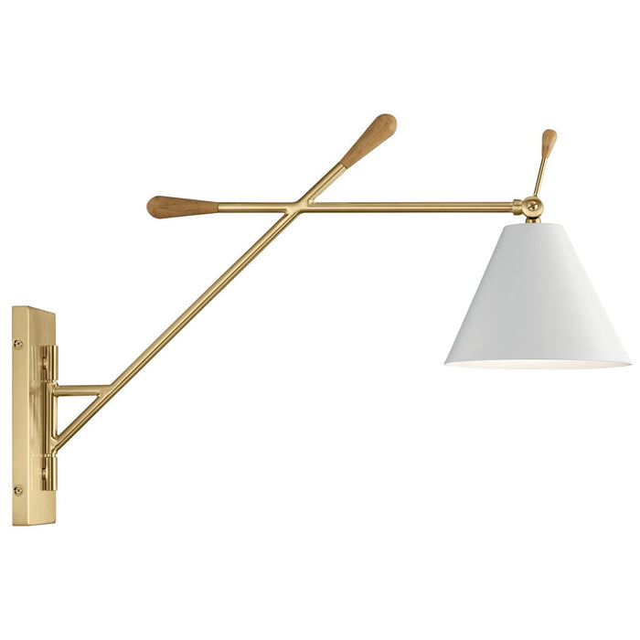 Kichler - 52339CG - One Light Wall Sconce - Finnick - Champagne Gold