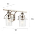 Kichler - 55078PN - Two Light Bath - Everett - Polished Nickel