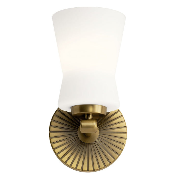 Kichler - 55115BNB - One Light Wall Sconce - Brianne - Brushed Natural Brass