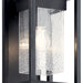Kichler - 59060BSL - One Light Outdoor Wall Mount - Mercer - Black with Silver Highlights