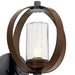 Kichler - 59067AUB - One Light Outdoor Wall Mount - Grand Bank - Auburn Stained