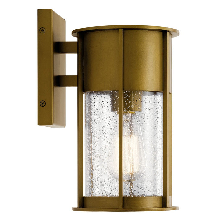 Kichler - 59079NBR - One Light Outdoor Wall Mount - Camillo - Natural Brass
