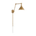 Nuvo Lighting - 60-7361 - One Light Swing Arm Wall Lamp - Delancey - Burnished Brass