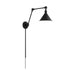 Nuvo Lighting - 60-7363 - One Light Swing Arm Wall Lamp - Delancey - Matte Black
