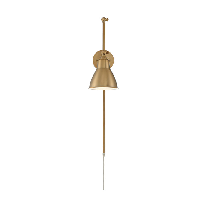 Nuvo Lighting - 60-7364 - One Light Swing Arm Wall Lamp - Fulton - Burnished Brass