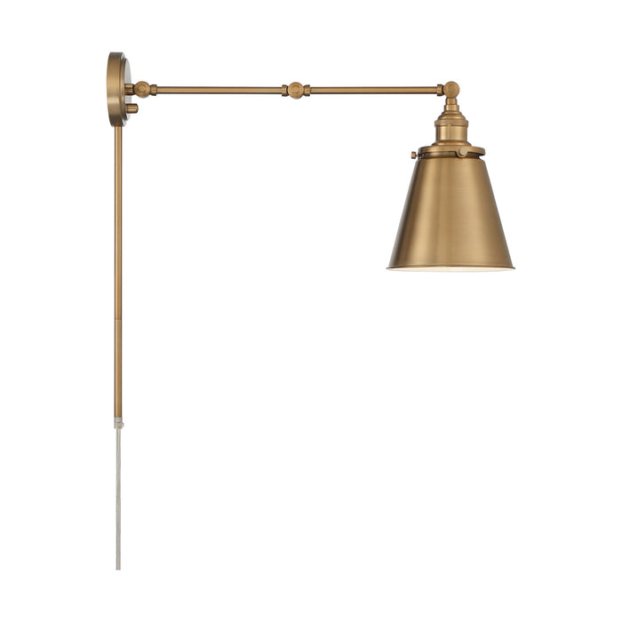 Nuvo Lighting - 60-7367 - One Light Swing Arm Wall Lamp - Bayard - Burnished Brass