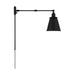 Nuvo Lighting - 60-7369 - One Light Swing Arm Wall Lamp - Bayard - Matte Black