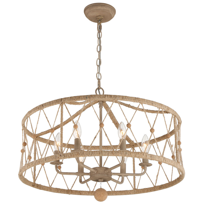 Brixton Chandelier-Mid. Chandeliers-Crystorama-Lighting Design Store