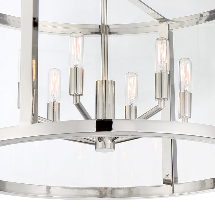 Devon Lantern-Mid. Chandeliers-Crystorama-Lighting Design Store