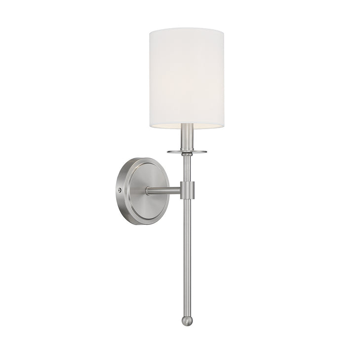 Meridian - M90057BN - One Light Wall Sconce - Brushed Nickel