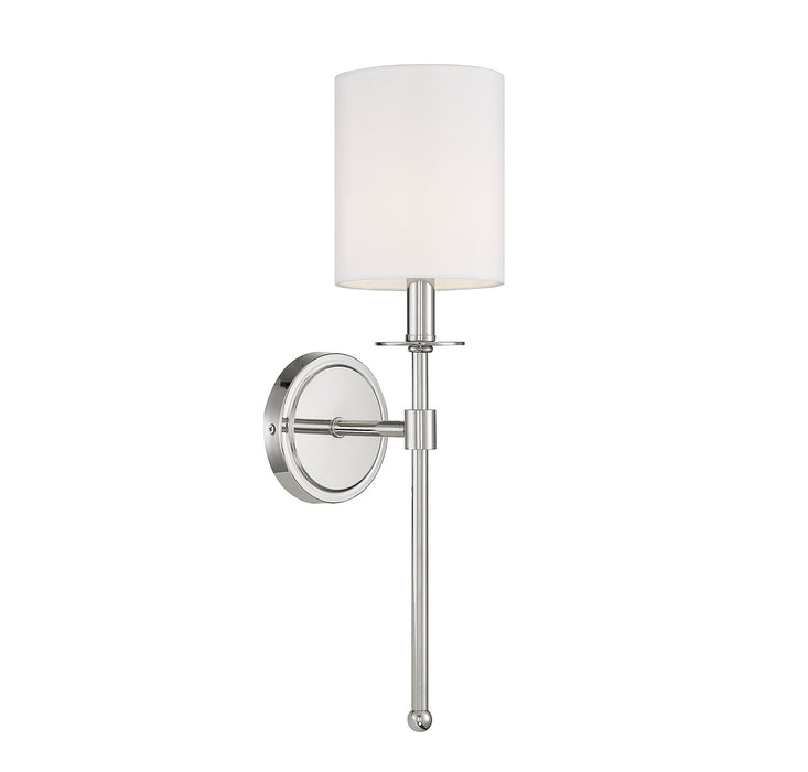 Meridian - M90057PN - One Light Wall Sconce - Polished Nickel