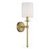 Meridian - M90057NB - One Light Wall Sconce - Natural Brass