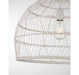 Meridian - M70106WR - One Light Pendant - White Rattan With A White Socket