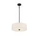 Meridian - M70109MBK - Three Light Pendant - Matte Black