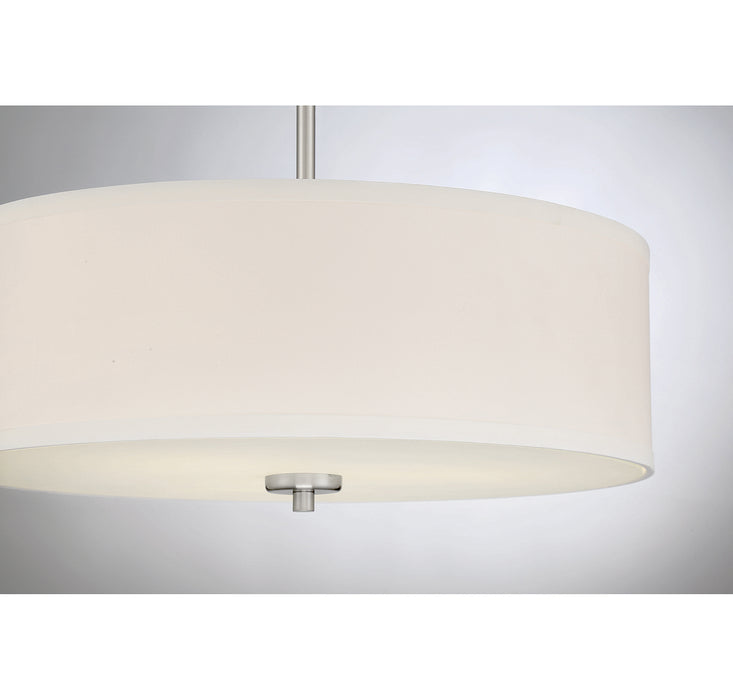 Meridian - M70109BN - Three Light Pendant - Brushed Nickel