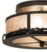 Meyda Tiffany - 112999 - Two Light Flushmount - Rustic - Timeless Bronze