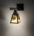 Meyda Tiffany - 235906 - One Light Swing Arm Wall Sconce - Winter Pine - Timeless Bronze