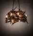 Meyda Tiffany - 237292 - Eight Light Chandelier - Driftwood - Natural Wood,Mahogany Bronze