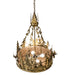 Meyda Tiffany - 237894 - Four Light Pendant - Moose At Dusk - Brass Tint
